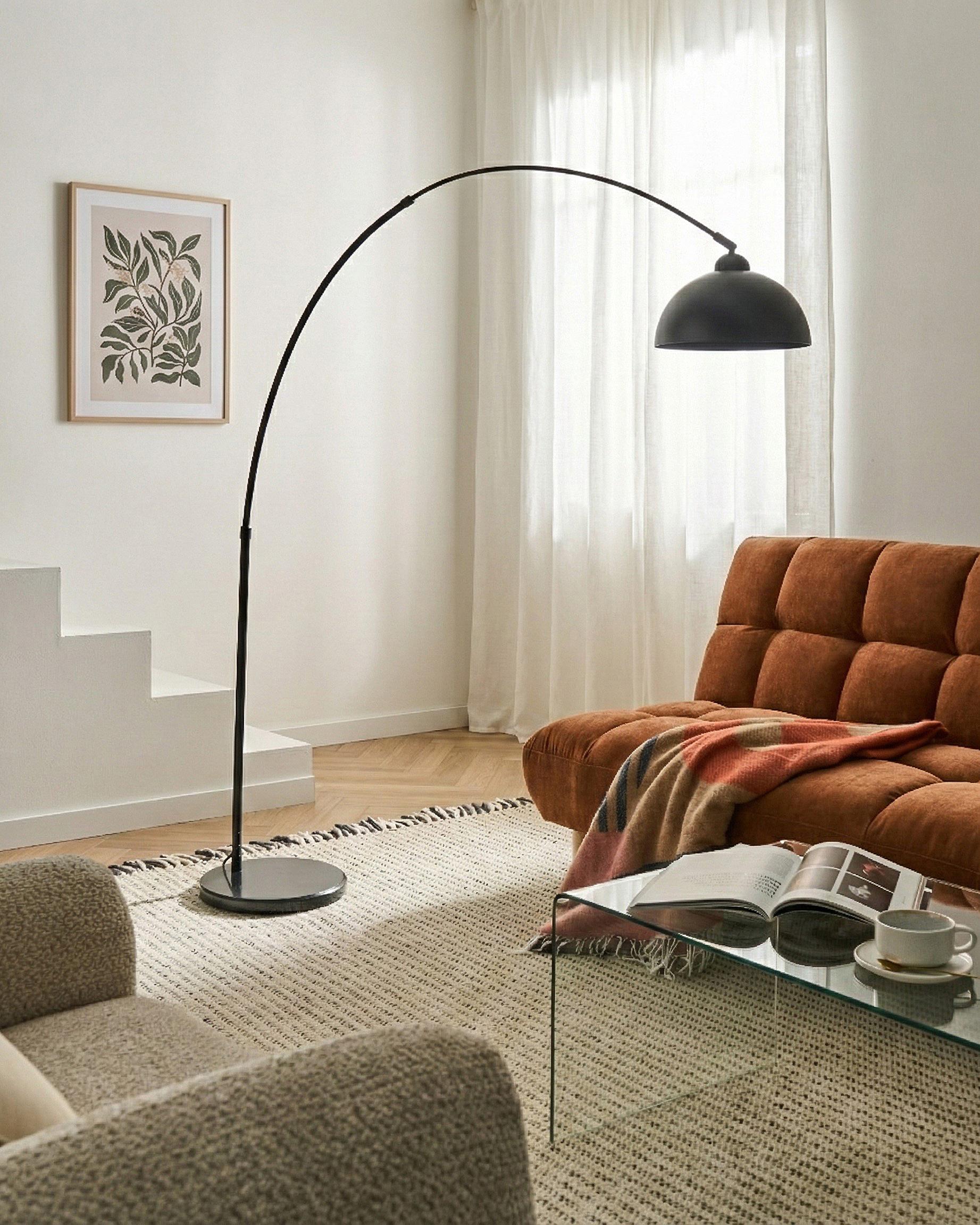 Staande lamp CAGAYAN Metaal Zwart