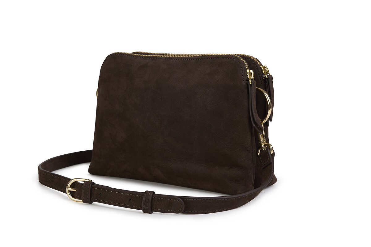 NAT & NIN<br>Bolsa de couro com compartimento duplo, Nael