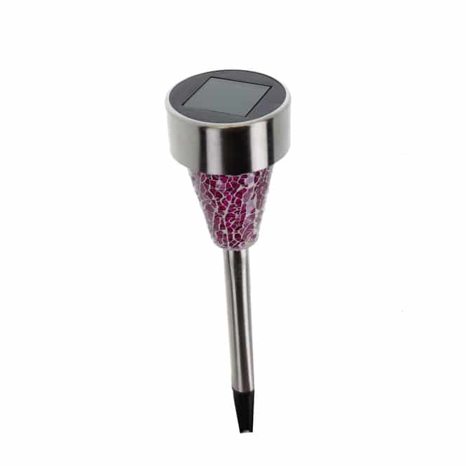 Solar LED Pflanzenstecker Lampe - ca. 7,5 x 26/34,5 cm - 1 Stück