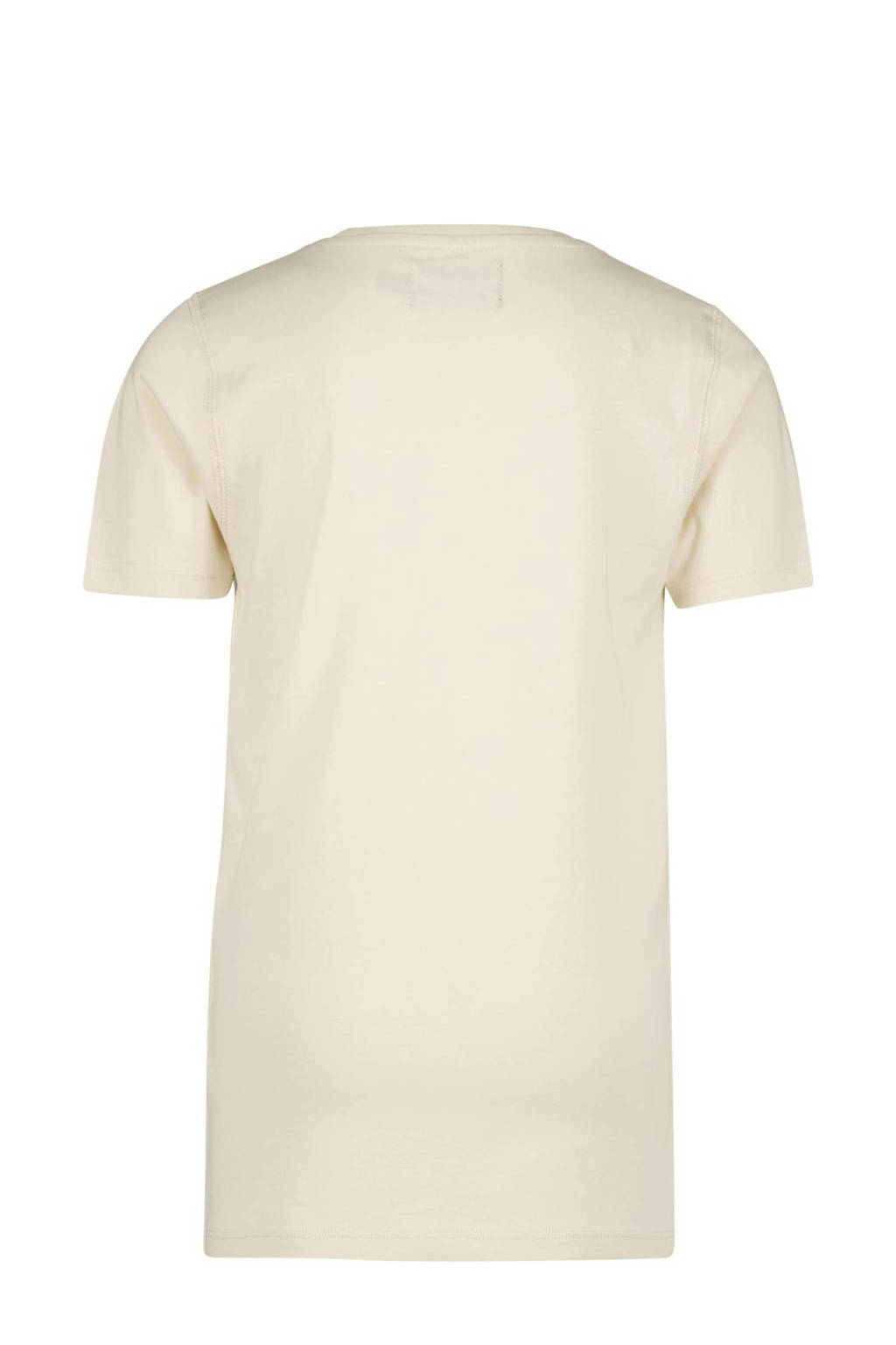 Raizzed T-shirt R123KBN30007 met logo beige