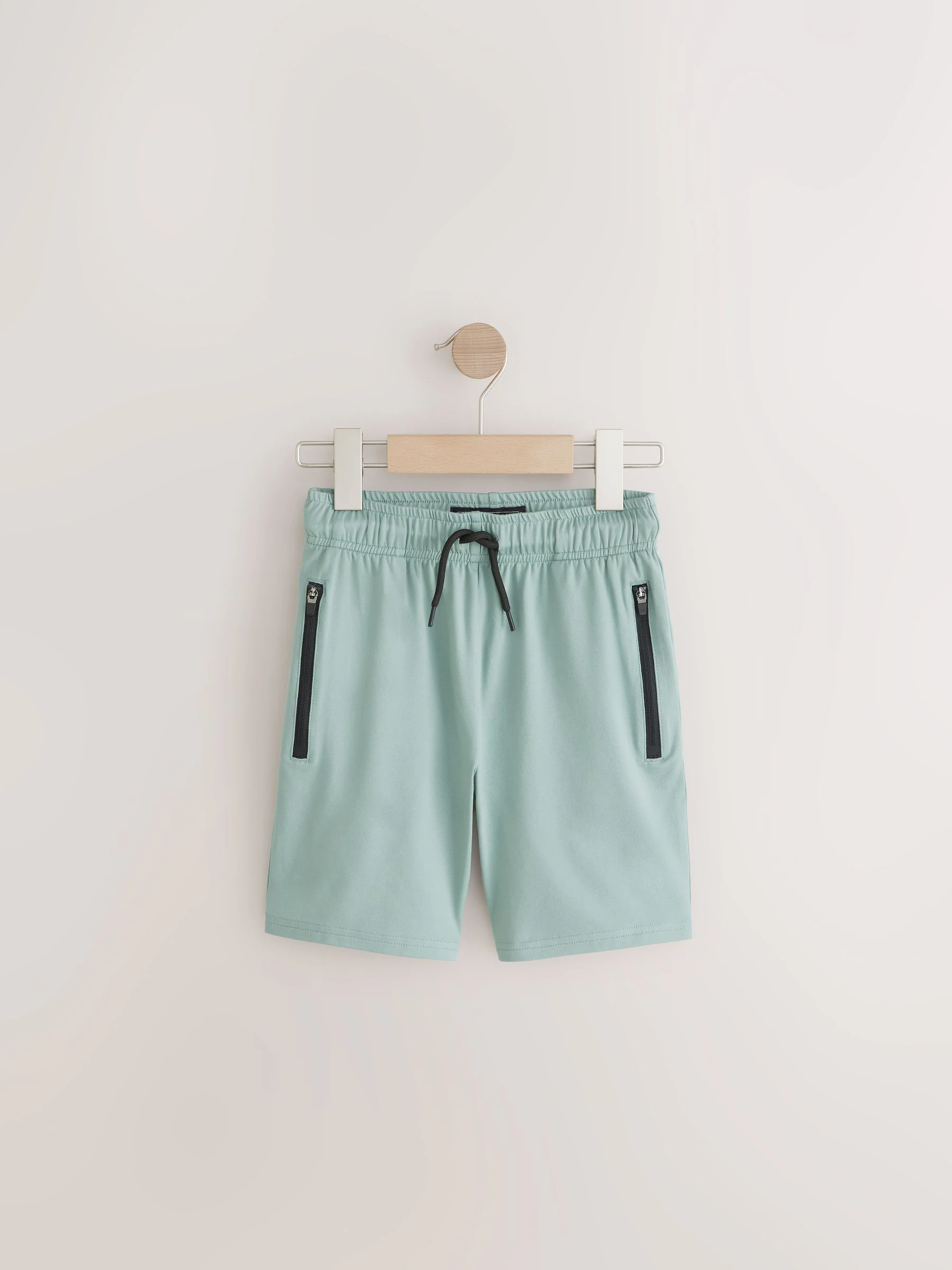 Groen/blauw - Verpakking van 2 lichtgewicht sportshorts (3-17jaar)