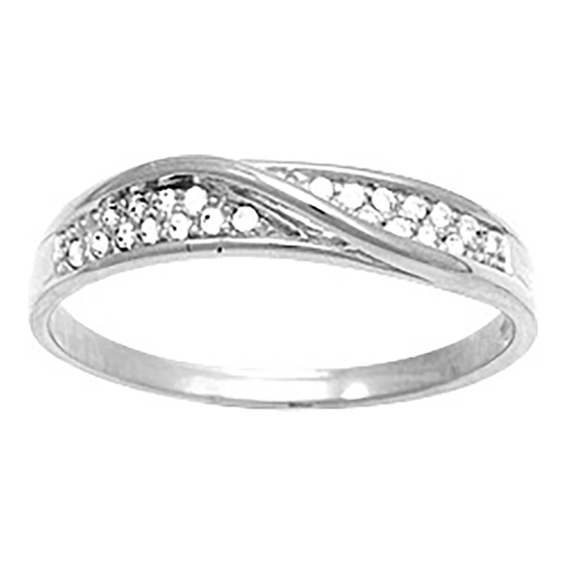 Bague femme - Oxyde de zirconium - Argent 925