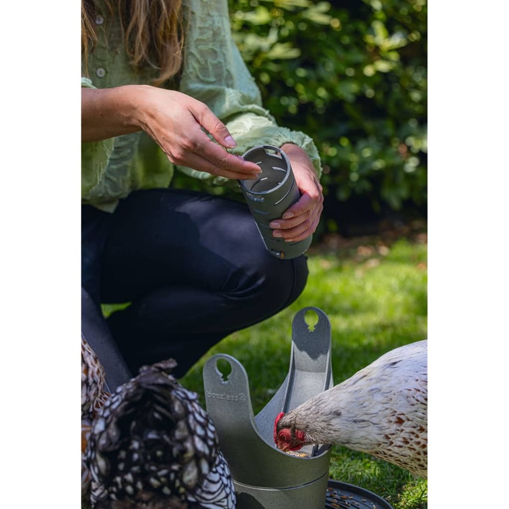 Mangeoire tournante • pour poules • plastique recyclé