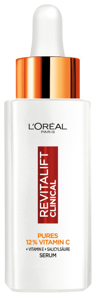 L'OREAL PARIS Revitalift Clinical 12% pures Vitamin C Serum<br>30 ml, + Vitamin E + Salicylsäure