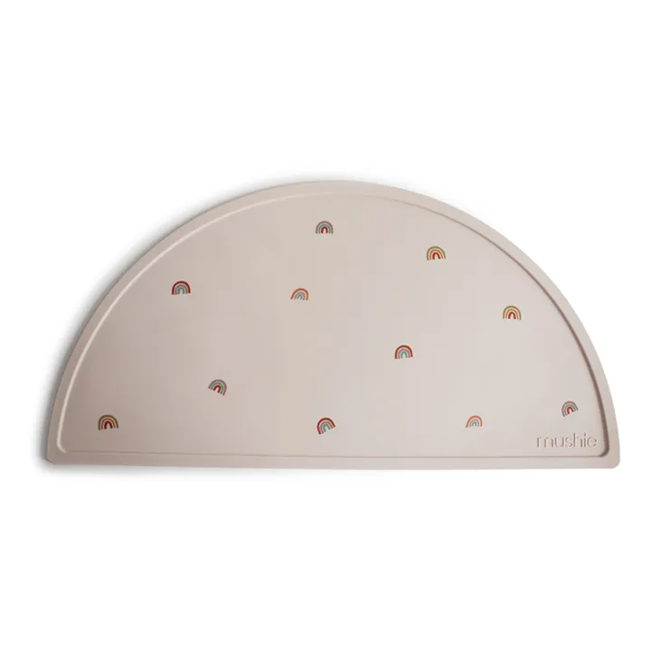 Mushie Set de table en silicone | Nude