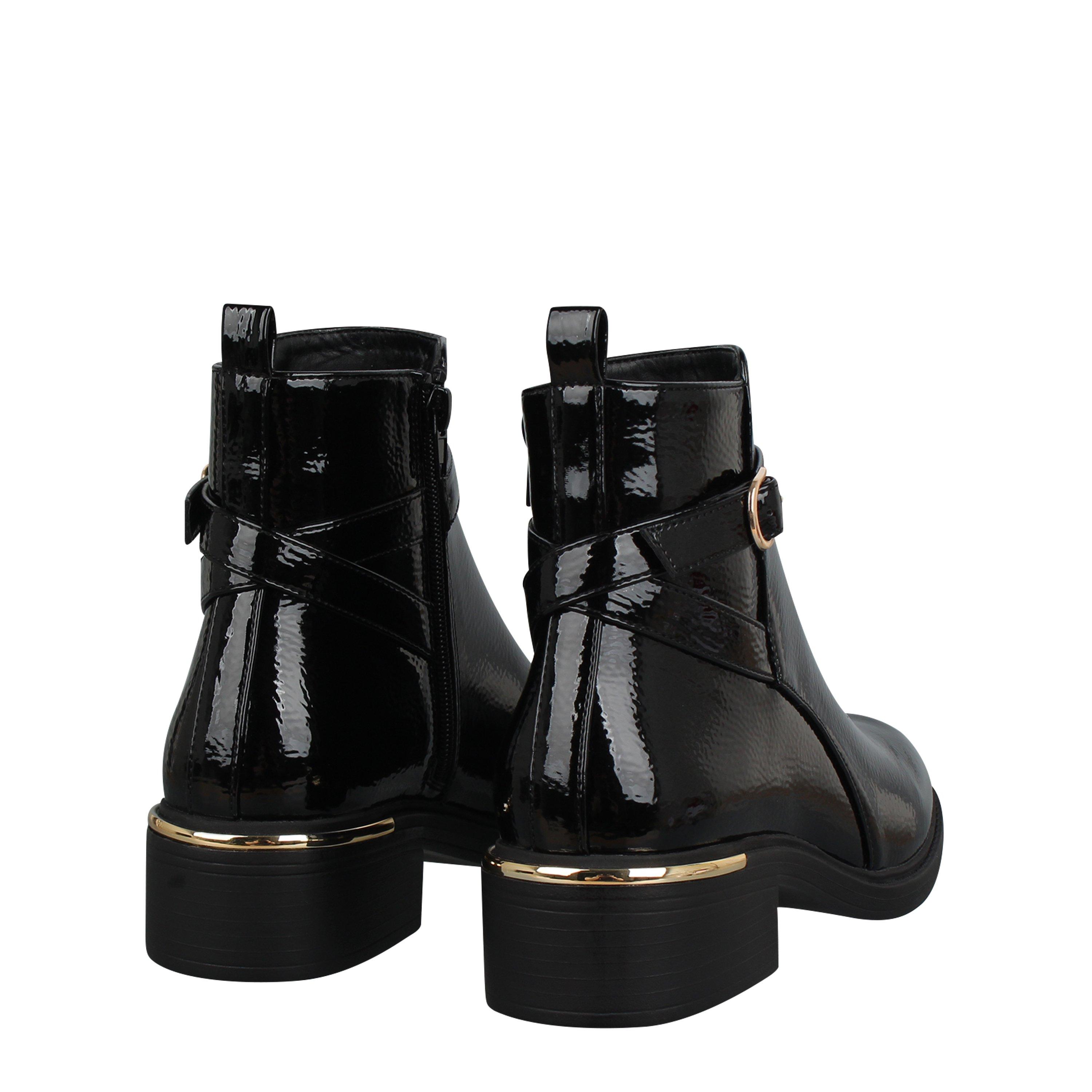 Be You Patent Heeled Ankle Boot