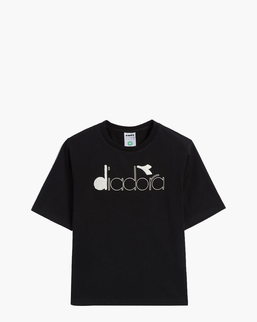 Diadora Sport T-Shirt SS Urbanity Zwart Dames T-Shirt