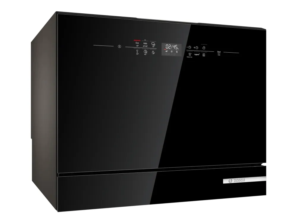 Bosch Serie | 6 SKS6ITB00E - Opvaskemaskine - bredde: 55.1 cm - højde: 45 cm - sort