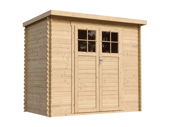 TIMBELA M310F Abri de jardin en bois -porte verrouillable de haute qualité - 2.63 m2