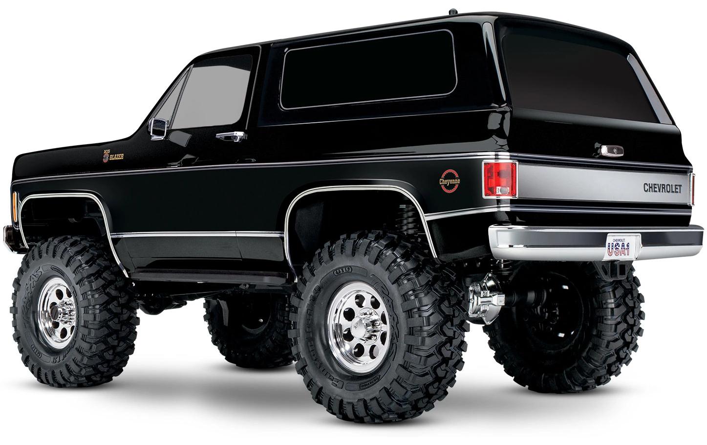 Scale Crawler TRX-4 Blazer K5 4WD Schwarz, ARTR, 1:10<br>Scale-Crawler mit Allradantrieb und lizenzierter Chevrolet Blazer Karosserie