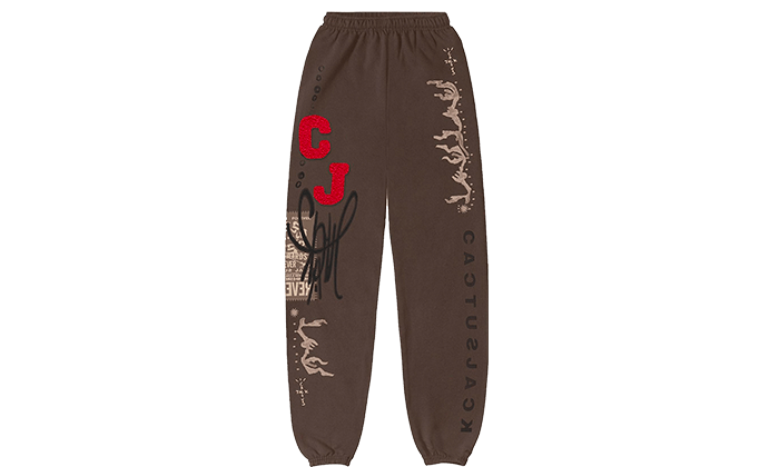 Travis Scott CJ Flare Sweatpants Brown