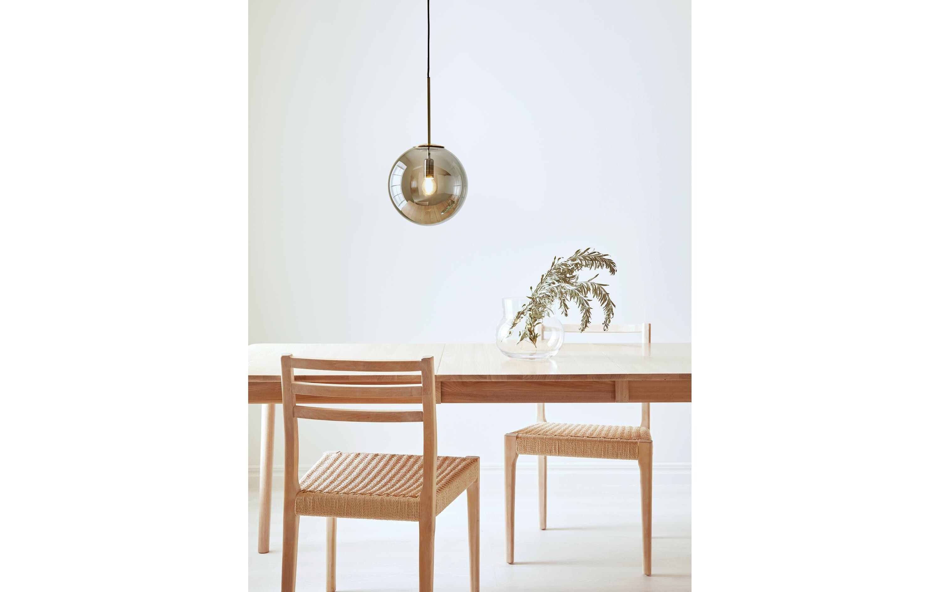 Pendelleuchte Dione, Ø 25 cm, E14, Smoke/AntiqueHängeleuchte zur Deckenmontage