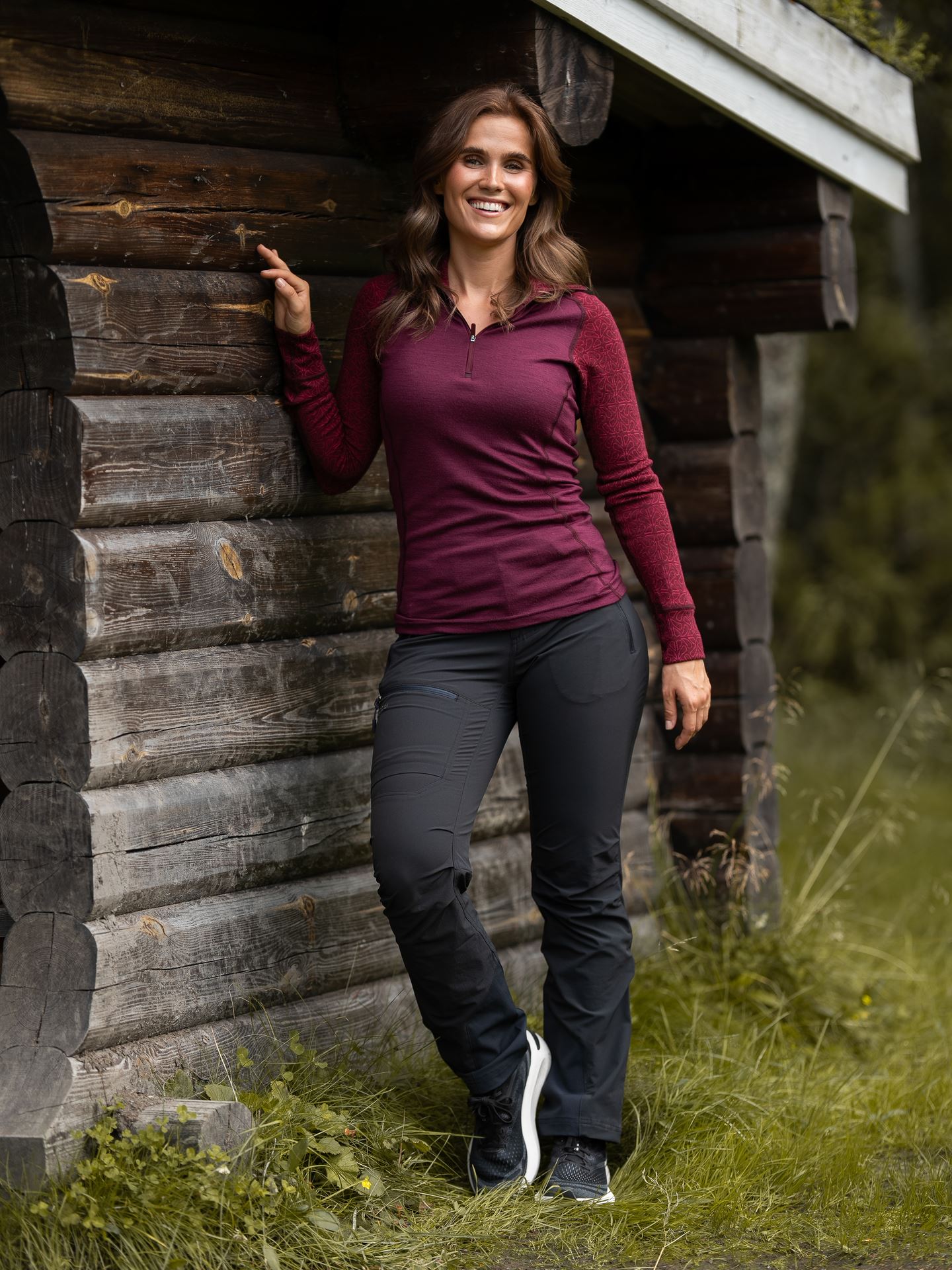 Duo Active Merino 205 Zip Neck Woman