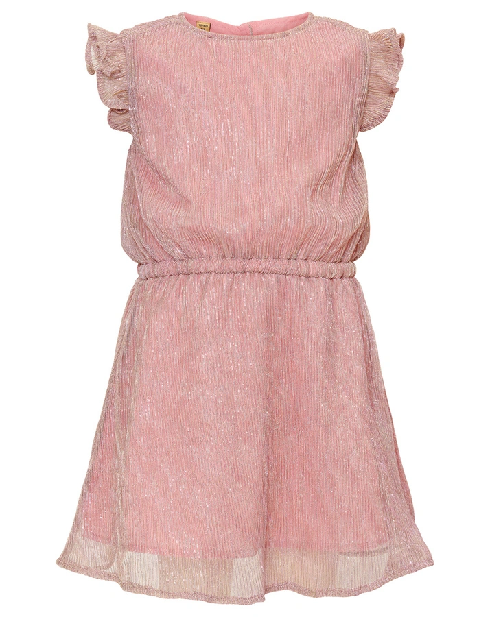 Kleid UMARE mit Glitzer in dawn pink