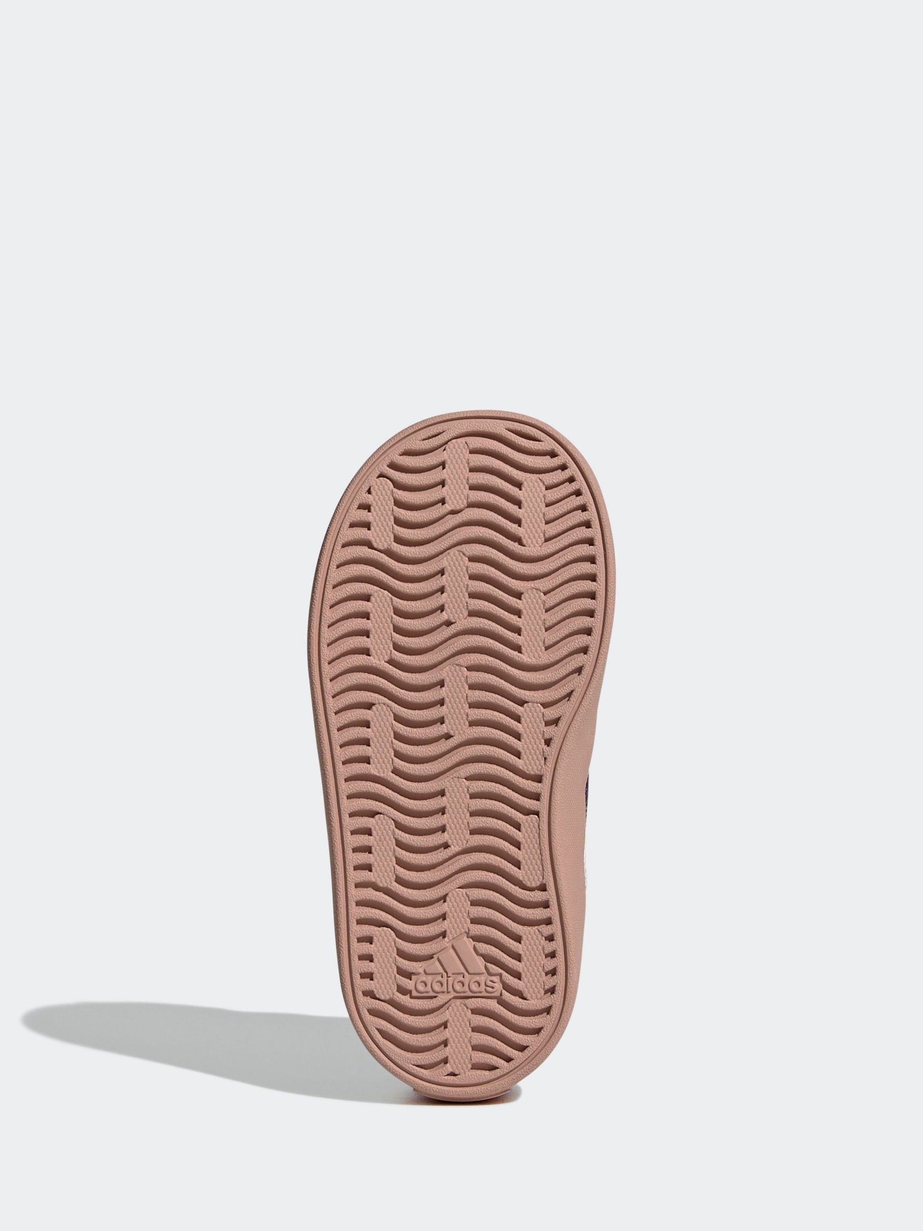 Paars - adidas Vl Court 3.0 Hook and Loop sneakers voor kinderen