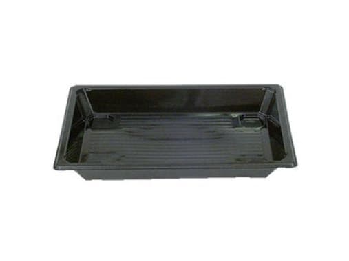 Sushibakke 215x147x25 mm RPET Sort,300 stk/krt