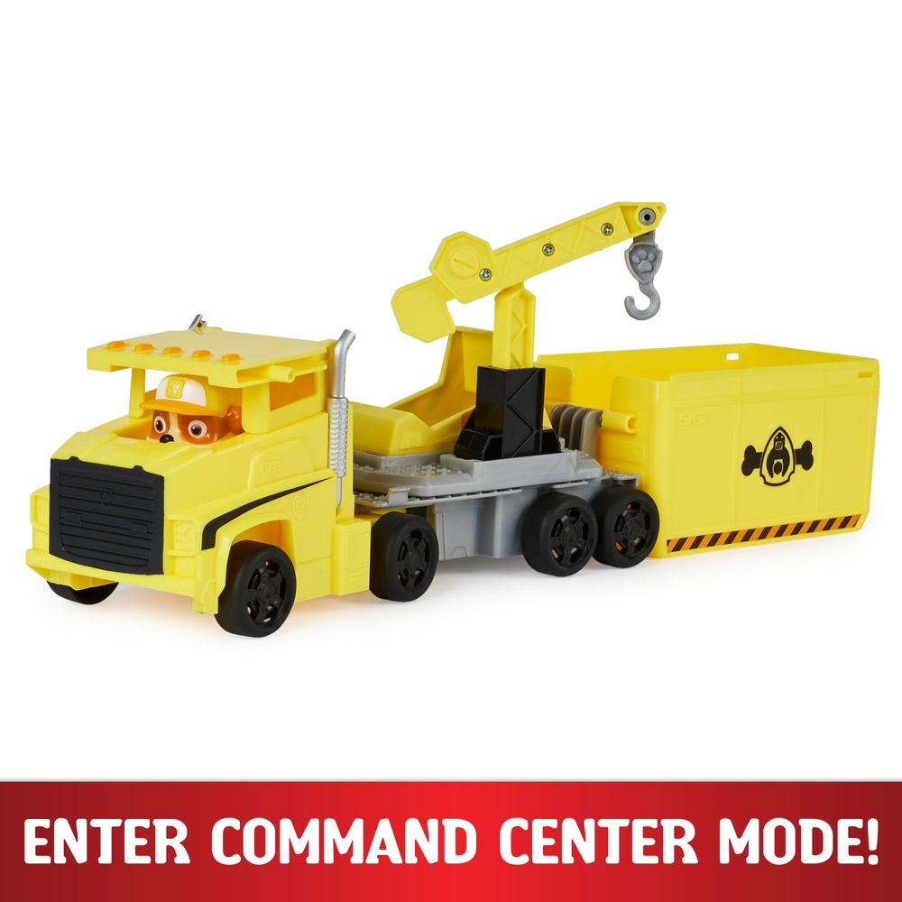 PAW Patrol Großer Truck Pup's Rubble Verwandlungs-Spielzeug-Truck