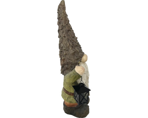 Decoratief kabouterbeeldje, groen, 65 cm hoog, bruin