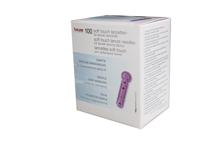 Nadel-Lanzetten Soft touch Lanzetten lila Steril, SoftSoft touch Lanzetten