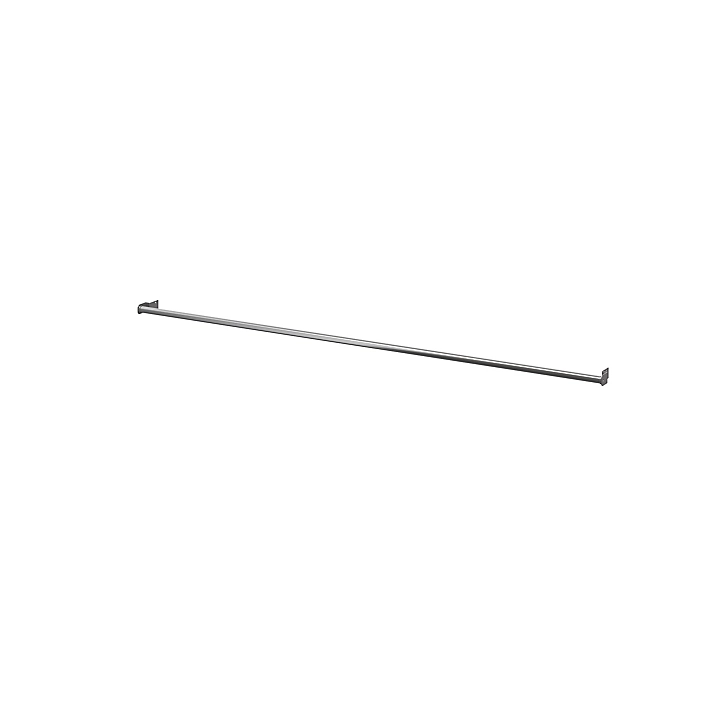 Tringle à rideaux + 2 supports en 