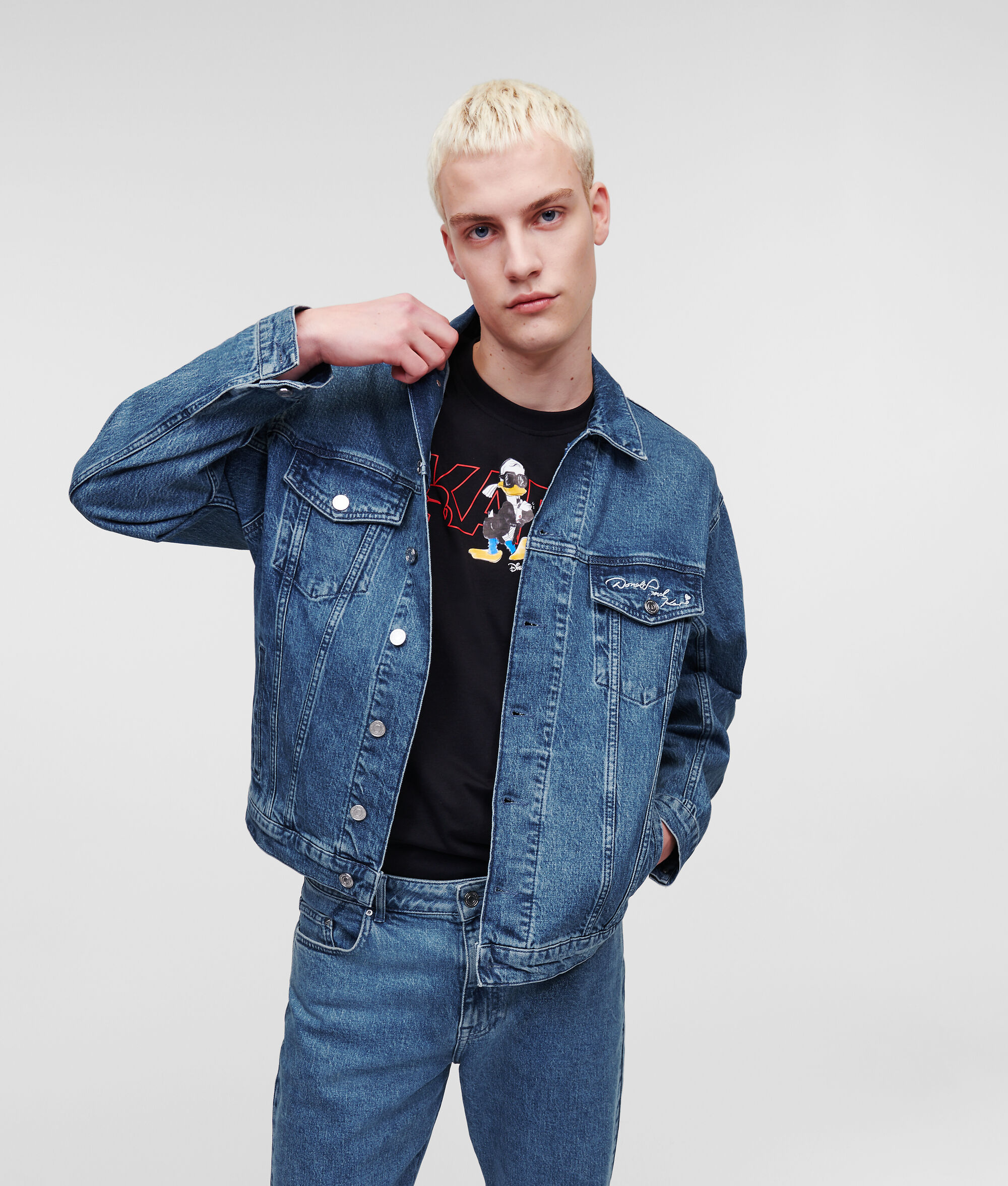 VESTE EN JEAN DS x KARL LAGERFELD