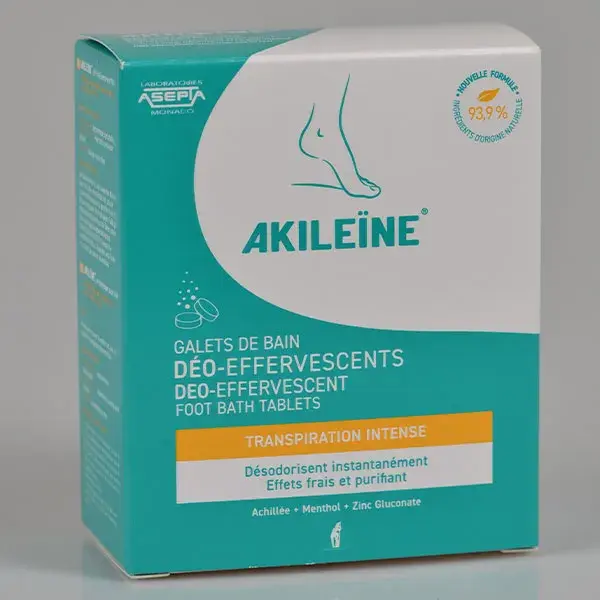 Akileine Pedras Efervescentes para Banho - 6 pedras