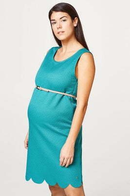 ESPRIT Jacquard Kjole, Evergreen