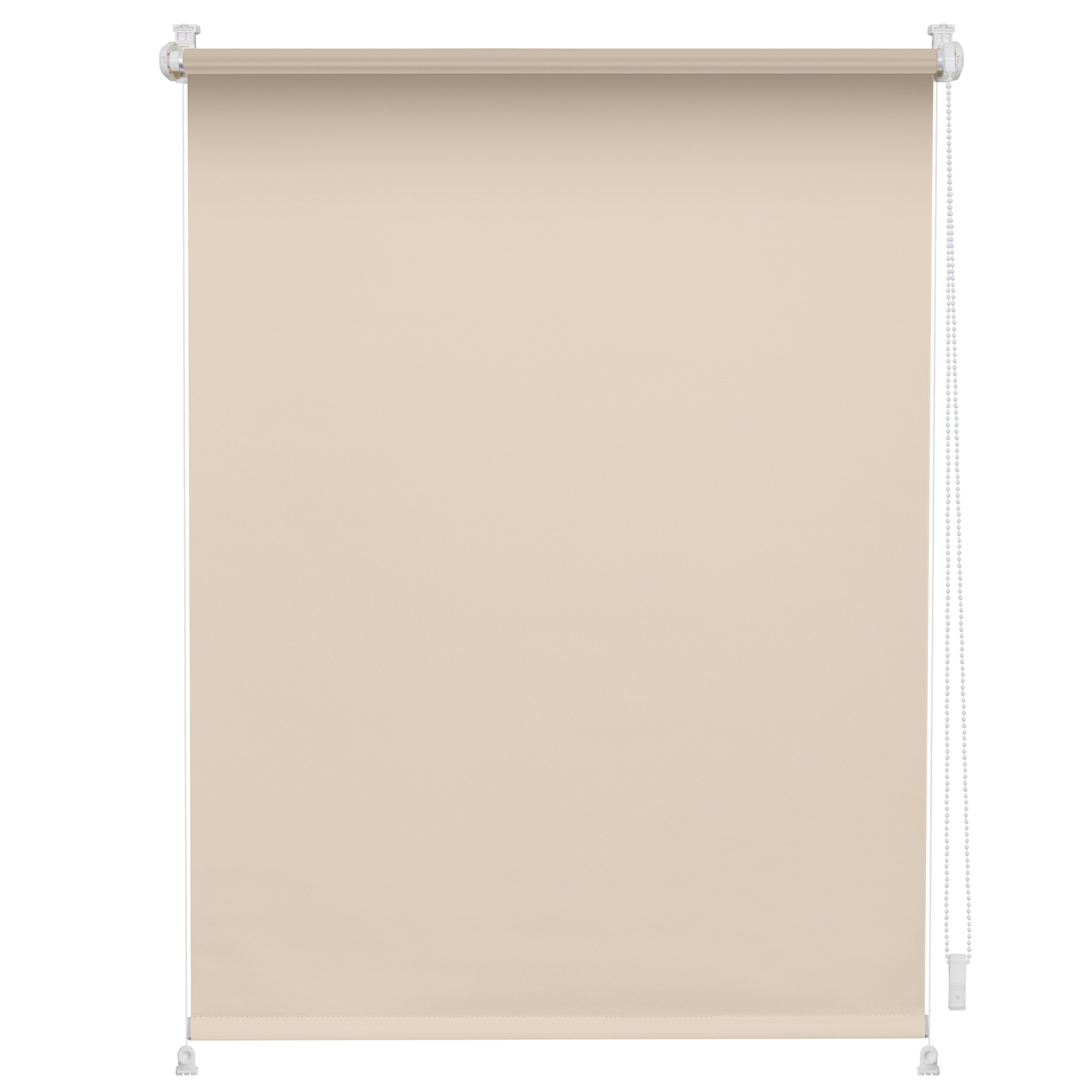 LICHTBLICK Verdunklungsrollo - creme - klemmbar - 45x150 cm