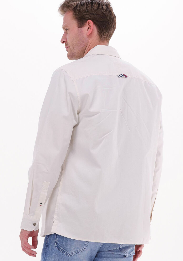 TOMMY JEANS witte tommy jeans overshirt tjm essential twill overshirt
