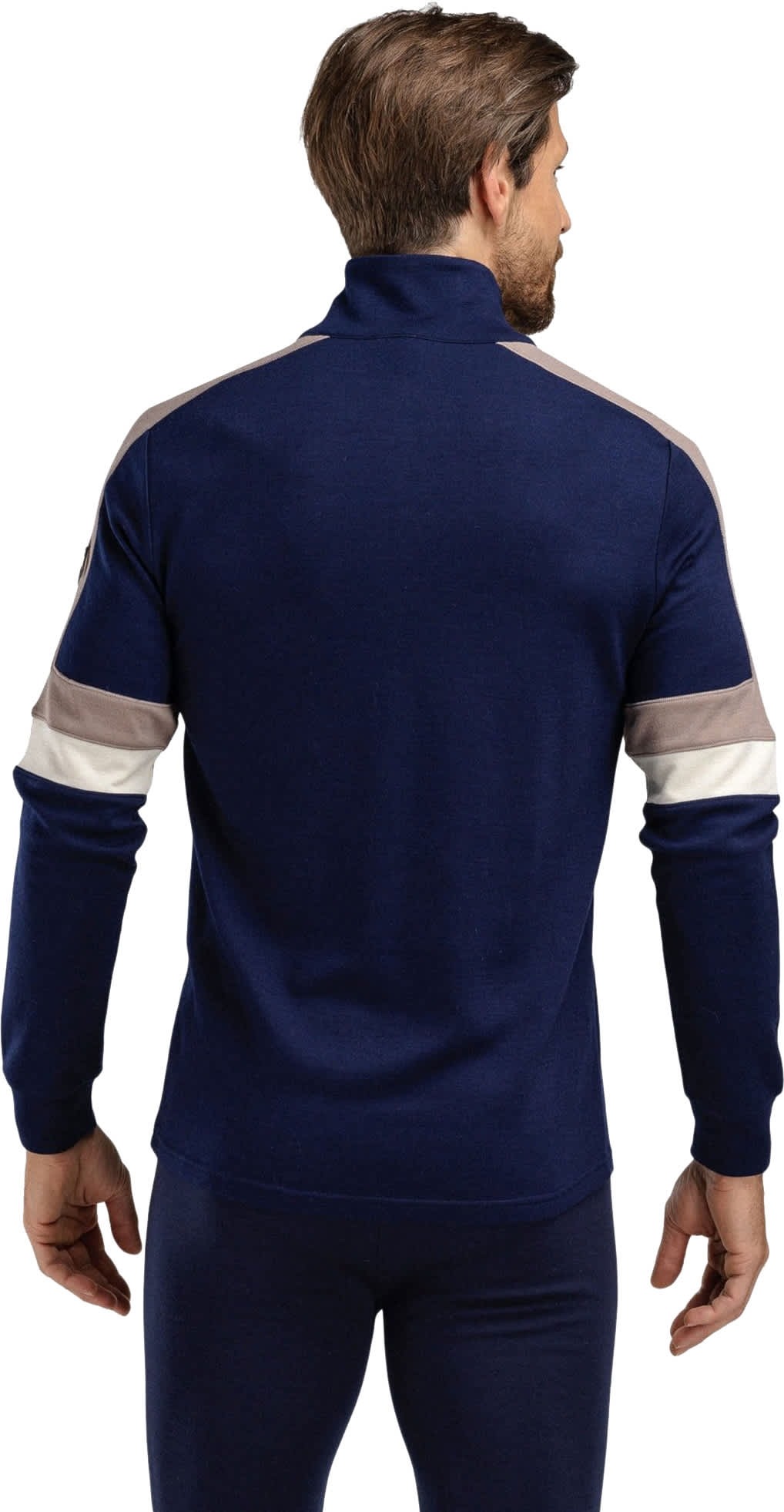 Rauland Half-zip Ulltrøye Herre Brown