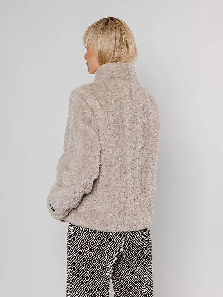 RINO&PELLE Jacke in Felloptik KION creme