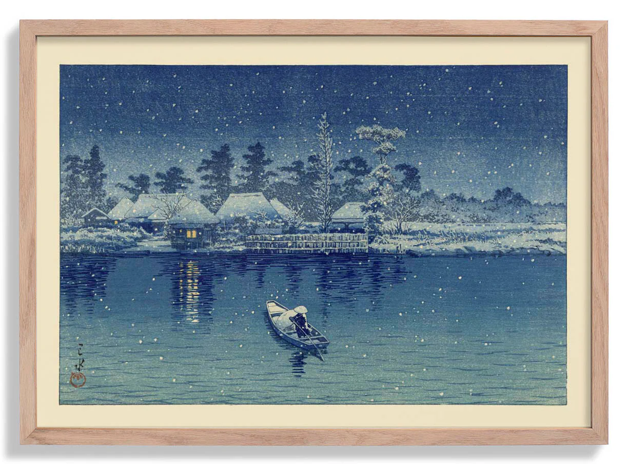 Japanische Fischer von Hasui
