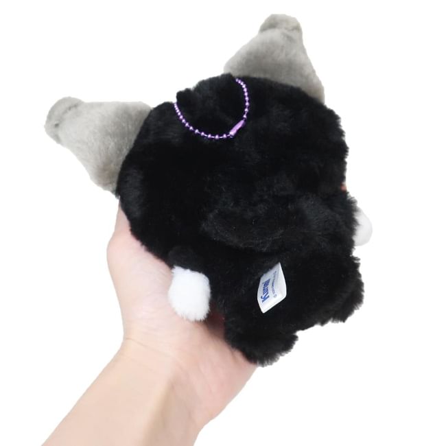 Nakajima Corp. - Sanrio Kuromi Pluchen Speelgoed Tashanger / Sleutelhanger (Zwarte Kat)