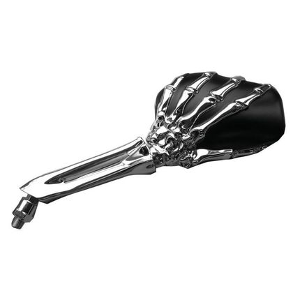 Rétroviseur Highway Hawk Skeleton Hand (la paire) Universel - Noir / Gris