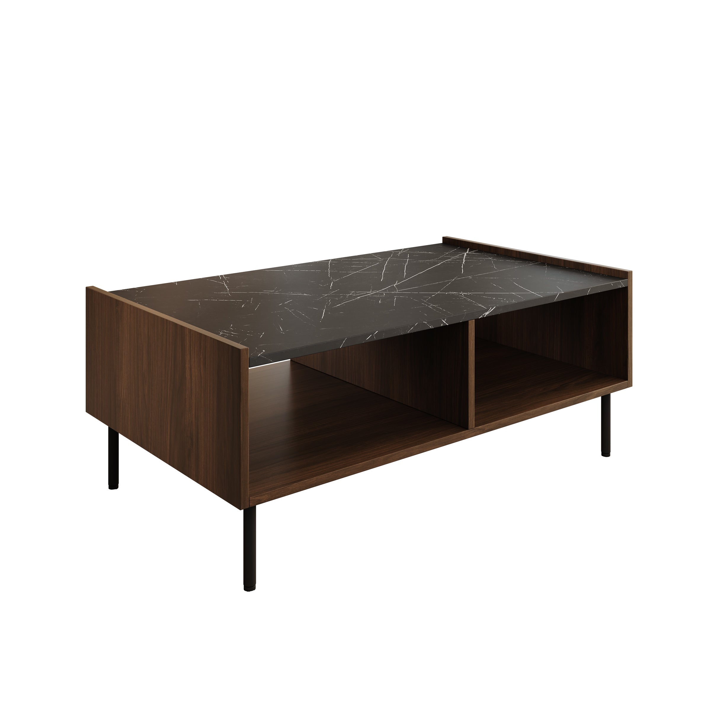 Tahiti - Salontafel - Donker eiken - 97x60x39 cm