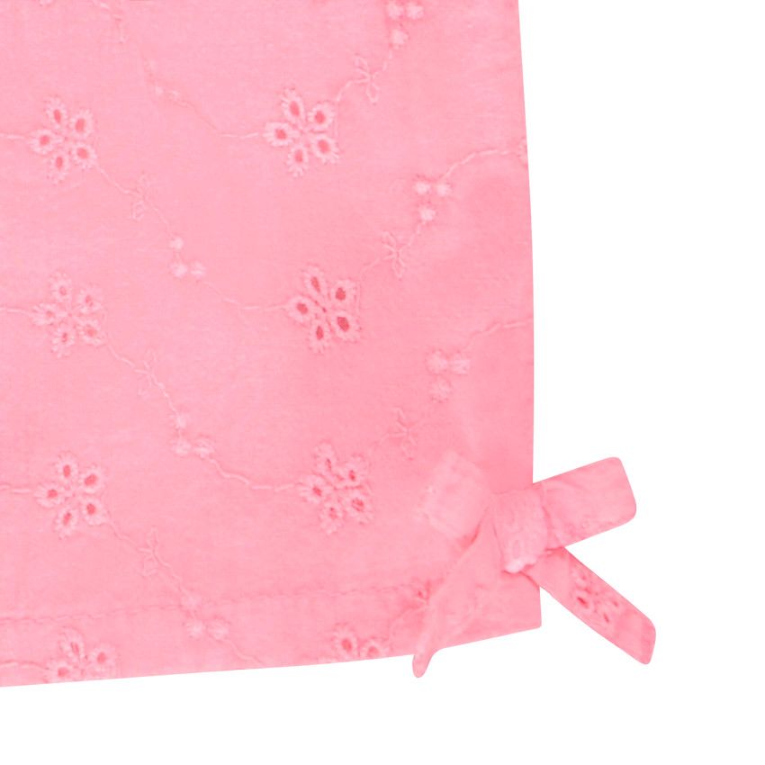 Short en broderie anglaise pour bébé fille - Multicolore