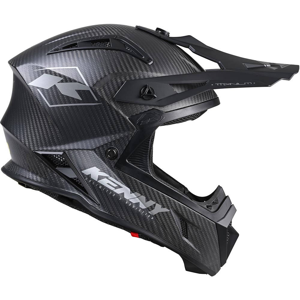 Kenny - Casque Titanium Carbone Solid Noir Mat