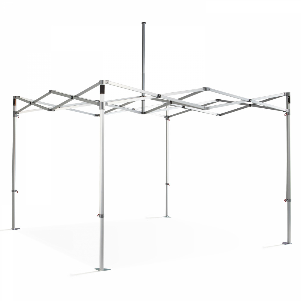 Tente pliante m2 4x4m aluminium 50mm 480g/m² blanc