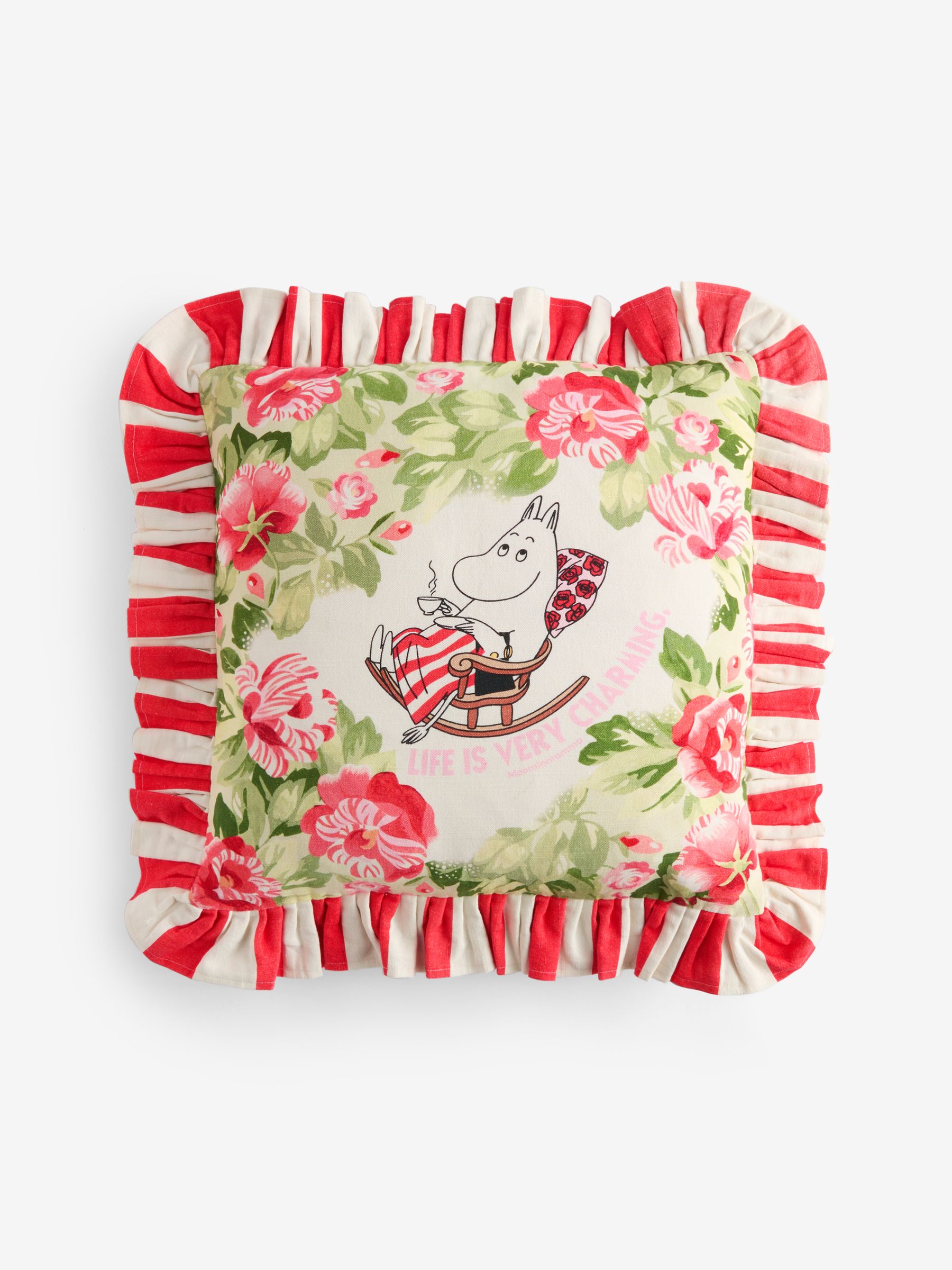 Cath Kidston Moomin Mamma Ruffle Edge Cushion