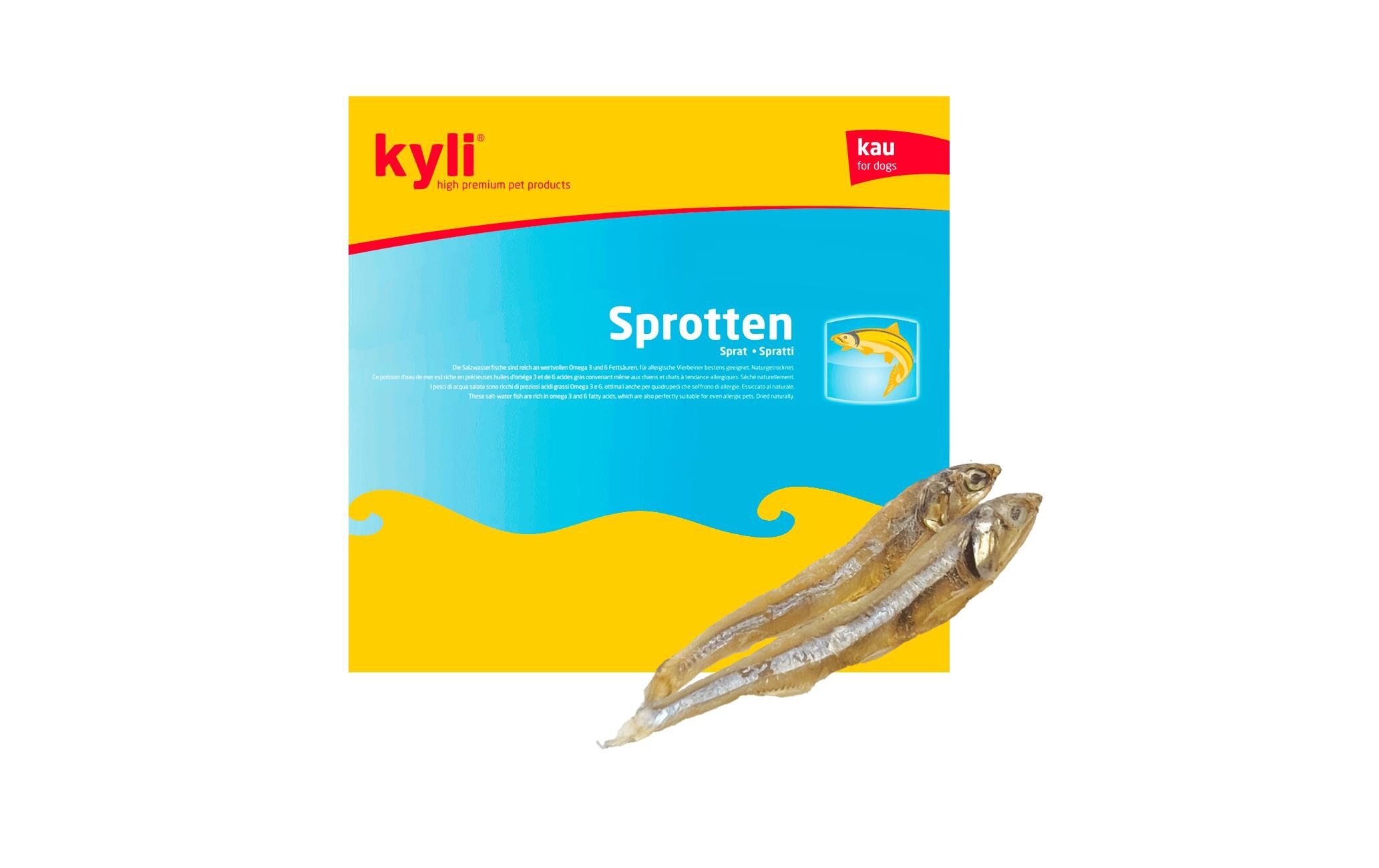 Kausnack Sprotten, 200 gErgänzungsfuttermittel für Hunde