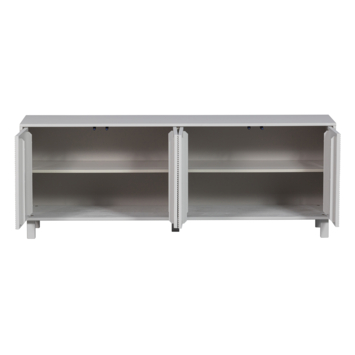 WOOOD dressoir Della grenenhout wolkengrijs