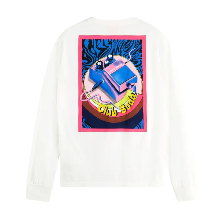 Scotch & Soda Artwork Longsleeve Shirt Heren