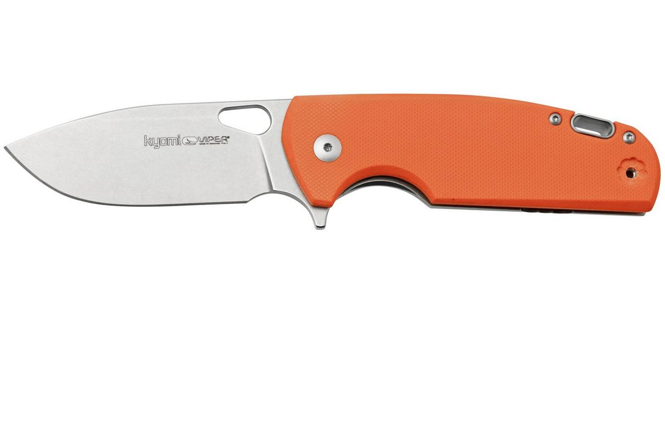 Viper Kyomi V5935GO, CPM 20CV Stonewash Orange G10, zakmes