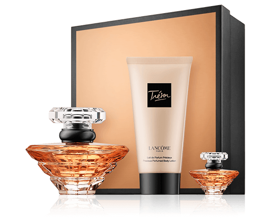 Lancôme Trésor Set mit Mini EdP & Body Lotion 30ml-50ml-7,5ml