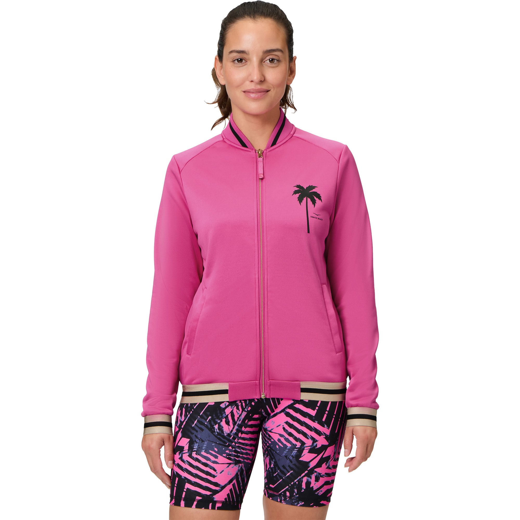 Venice Beach Monica Trainingsjacke Damen peony