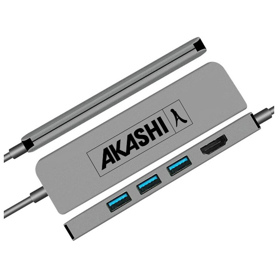 Akashi HUB 5 EN 1 - USB TYPE-C