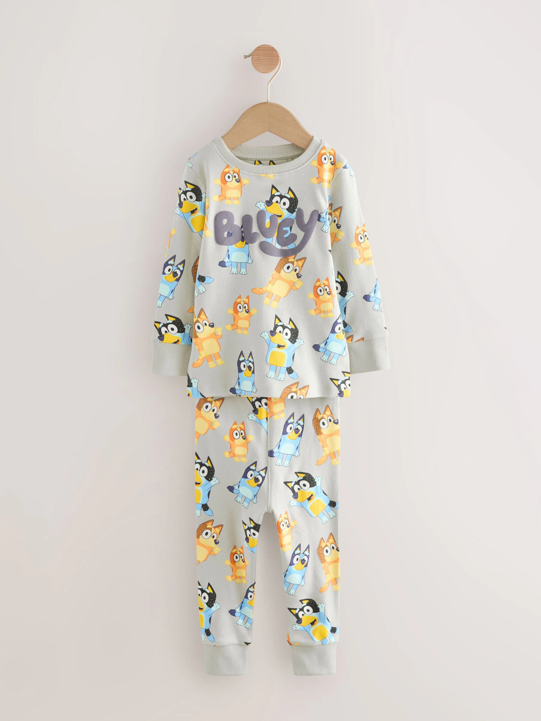 Blauw - License Bluey Snuggle Pyjamas 2 Pack (12mths-8yrs)