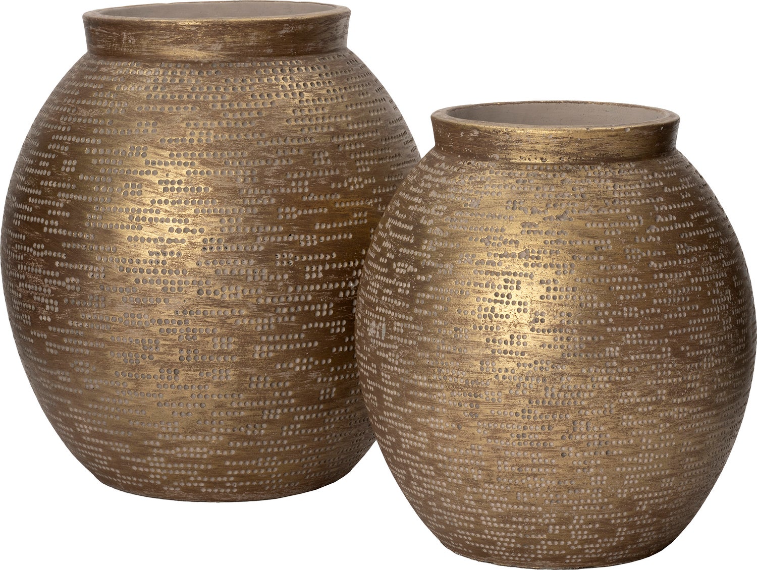 Intratuin bloempot Tendai goud D 23 H 25 cm