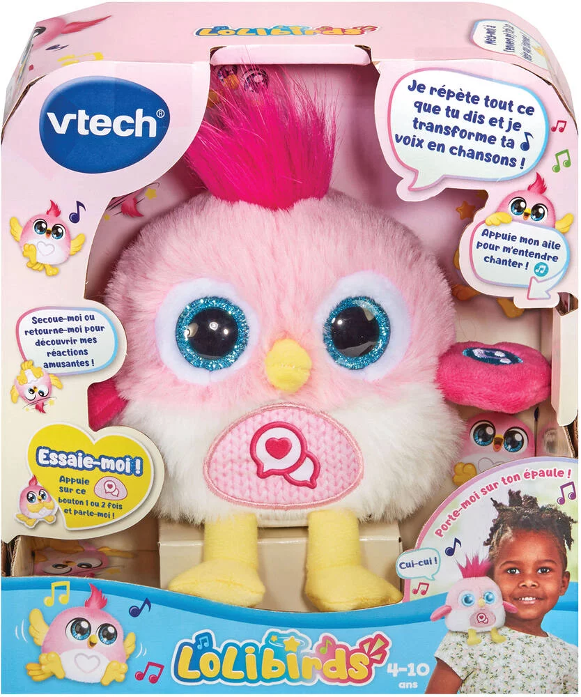LOLIBIRDS -  PELUCHE MODELE ROSE