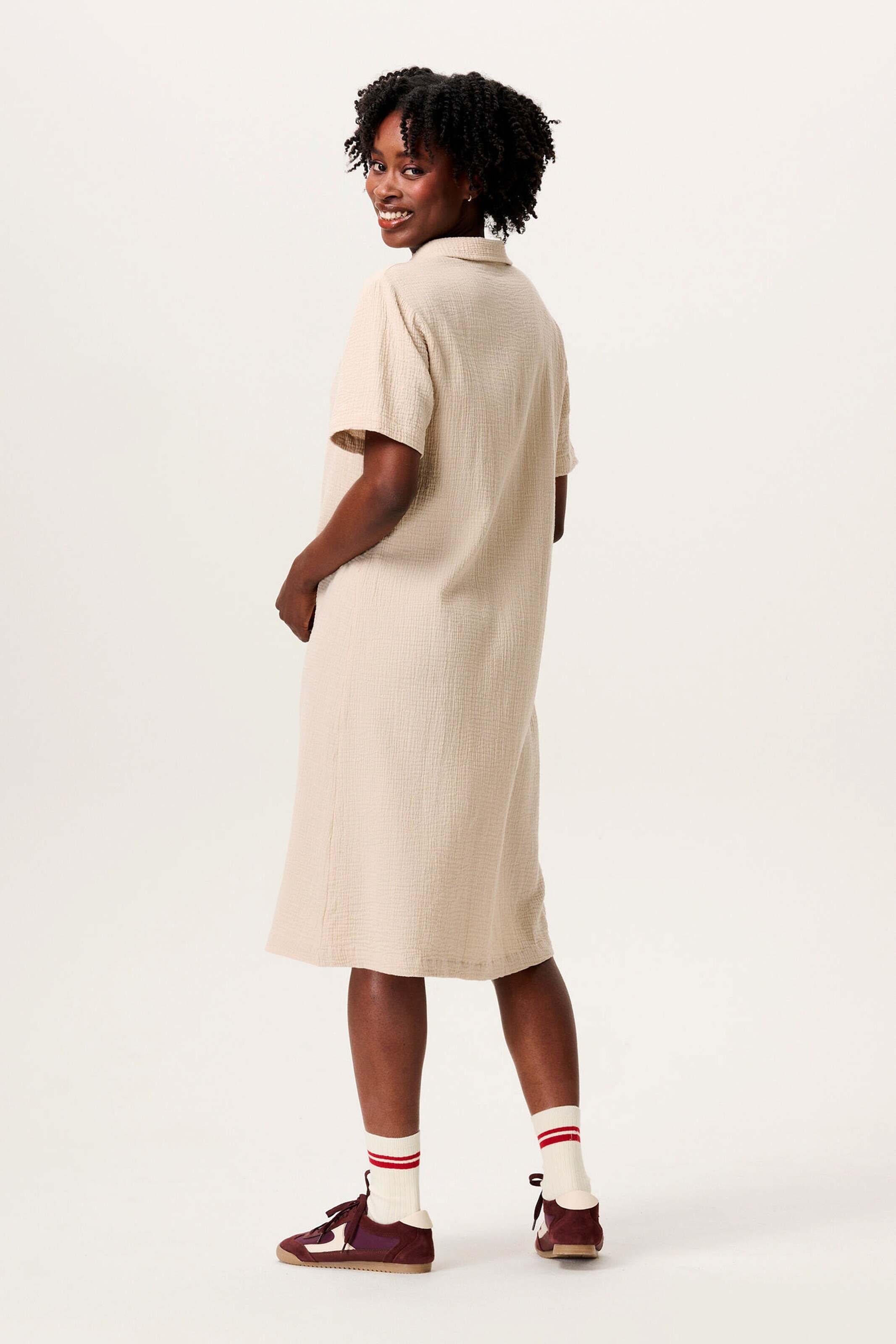 Noppies Maternity Still-Kleid Cruz Light Sand